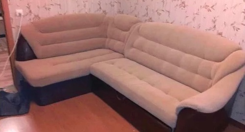 Перетяжка углового дивана. Сухаревская